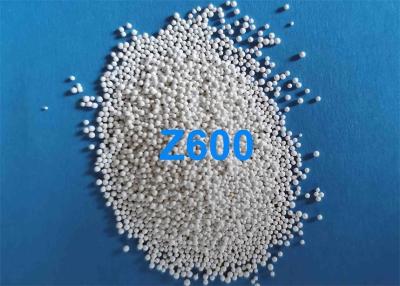 China Z600 600 - 850μM Ceramic Shot Peening High Hardness Smooth Surface White Color for sale