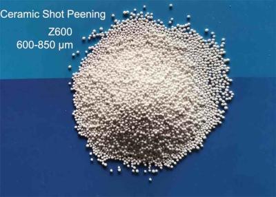 China High Strength Ceramic Shot Peening Z600 600 - 850μM For Aerospace Industry for sale