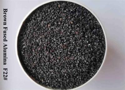 China 95% Al2O3 Brown Fused Alumina Aluminum Oxide Blasting Media F12-F24 , F30-F36 , F40-F220 for sale