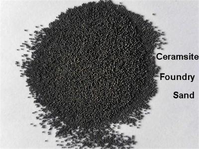 China Low Thermal Expansion Rate  Ceramic Foundry Sand Ceramsite For Lost Foam Casting for sale