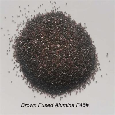 China 9 Mohs Angular F80# Aluminium Oxide Blasting Media for sale