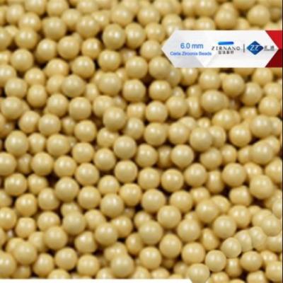 China 80 Cerium Stabilized Zirconium Oxide Balls 200 Gpa Elastic Modulus Sphere Shape for sale