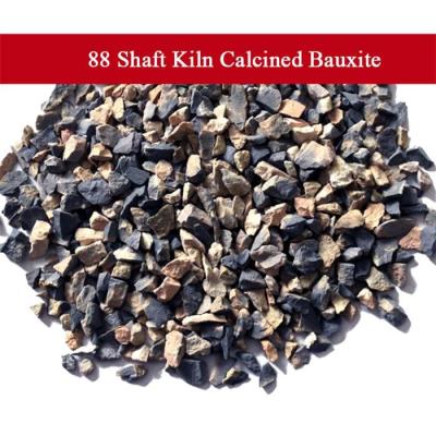 China Shaft Kiln 1780C Calcined Bauxite Al2O3 88% Min. 0-1mm, 1-3mm,3-5mm, 5-8mm for sale