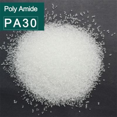 China PA30 Polyamide Plastic Media Blasting For Plastic Transformer Skeleton Deburring for sale