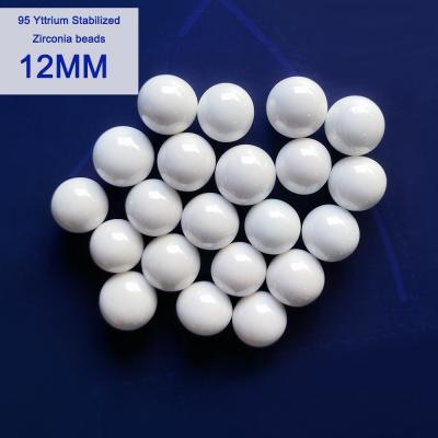 China YTZP 95 Yttria Partially Stabilized Zirconia Grinding Media Ball Size 12mm for sale