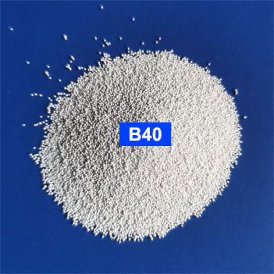 China 60HRC Ceramic Beads Blasting Media B20 For Glass Bottle Molds Cleaning for sale