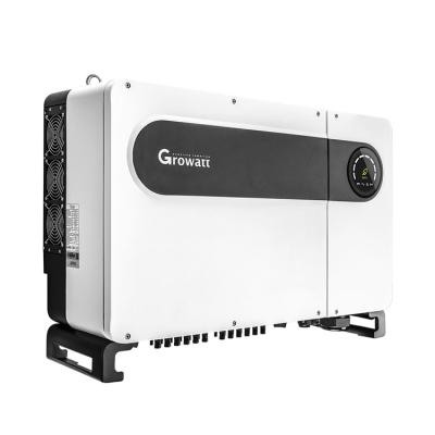 China Home Growatt 100kw max tl3-x max 100-125ktl3-x solar power system on grid solar inverter 3 phase solar inverter for sale