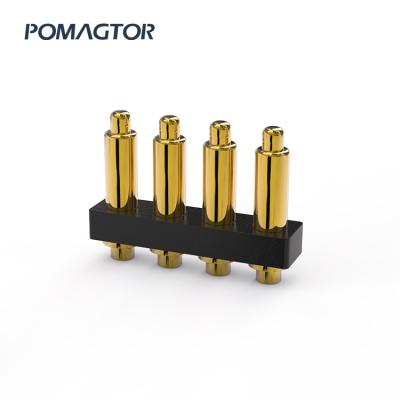 China Premium Power Precision Spring 4 Pin Pogo Pin Connector for sale