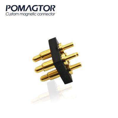 China PCB Spring Loaded Connector Dual Row 4 Pin Pogo Pin (Custom Version) for sale