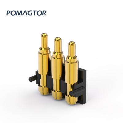 China Factory Wholesale Side Mounted PCB Contact Probes 3 Pin Load Pcb Female Male Pogo Pin Connector for sale