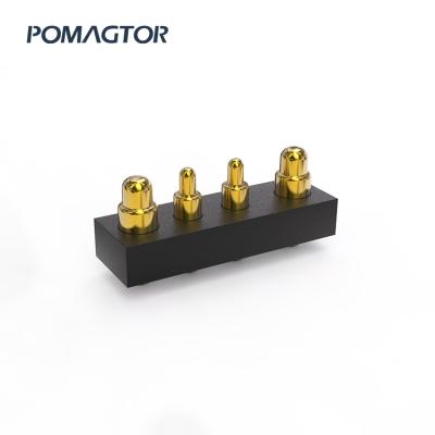 China Premium Precision 4 Pin Spring Loaded Power Male Connector for sale