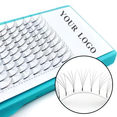 China Korea Luxury Natural Long Stem Natural Eye Lashes Pre Made Volume Fans Eyelash Extension Trays Wholesale for sale