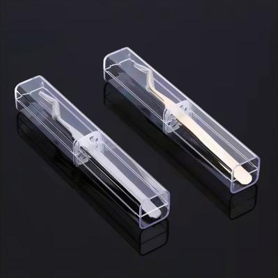 China Storage Box for Tweezers and Nail Pen Wholesale Lash Extension Tweezers Storage Box Interesting Clear Transparent Acrylic Packing Case for Tweezers for sale