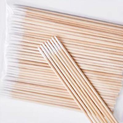 China Colorful Wholesale Customized Eco Friendly Fine / Extra Fine Swabs Q-Tips Cotton Swabs Wooden Swab Cotton Swabs Q-Tips for sale