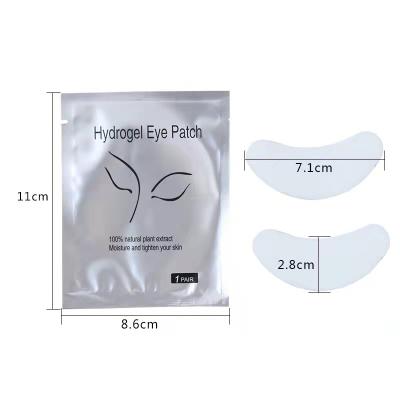 China Anti-wrinkle lint free hydrogel under eye gel cosmetic correction products eyelash extension patches for sale