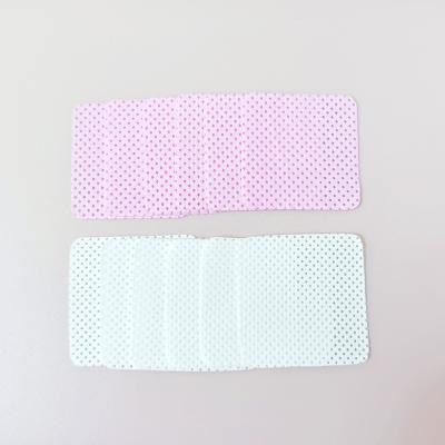 China Wipe Nails Custom Logo Fiber Free Nail Wipes Premium Nonwoven Melt Blown Square Nail Gel Remover Wipes for sale