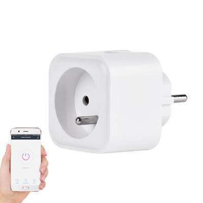 China Excellent Residential / Multipurpose French Type Amazon Smart Plug, Voice Control Google US UK EU Alexa Smart Wifi Plugs Home for sale