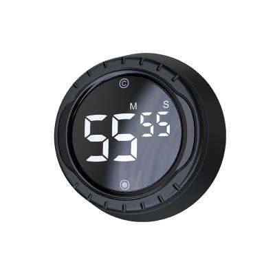 China Newest Digital 0-99min 55sec Kitchen Timer LED Twist Setting Timer Cooking Timer Clock Magnetic Holder for sale