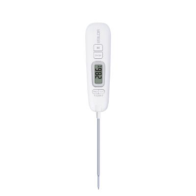 China Kitchen Home White BBQ Thermometer Turkey Coffee Milk Meat Temperature Electronic Digital Food Thermometer for sale