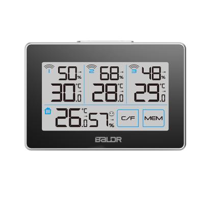 China Morden Digital Wireless Multi-Zone Weather Station with 3 Remote Outdoor Sensors for sale