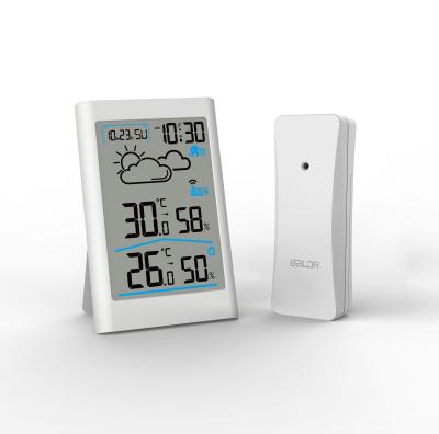 China American Style Weather Station Portable Home Wireless Temperature Humidity Meter With Outdoor Remote Sensor for sale