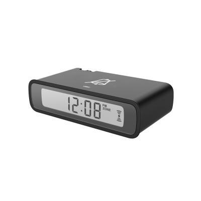 China 2021 New Arrival Kids Bedroom Gifts Flip Desk Table Clock Large Lcd Display Show Digital EU Radio Alarm Clock for sale