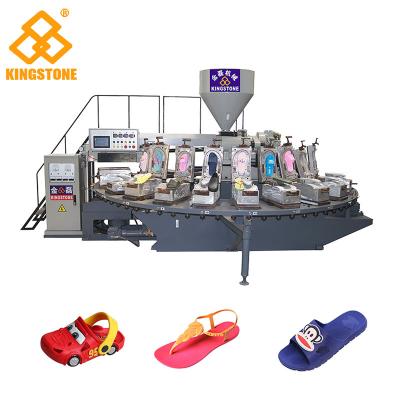 China Energiesparender PVC-Servo-Steuerung Pantoffel, der Maschine für die Karikatur-Schuh-Pantoffel-Sandale-Sohle der Kinder herstellt zu verkaufen