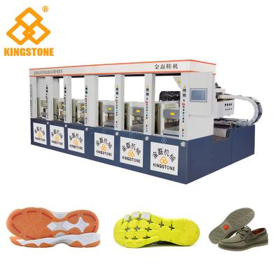 China Ce-SGS 6 Enige Makende Machine 1-2 Kleur van de Posten Rubberschoen 2 Jaar Waarborg Te koop