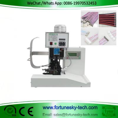 China Ribbon Cable Splitting and Terminal Crimping Machine with Counter for sale