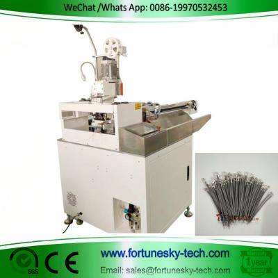 China Fully Automatic 5-Wire Multi Cut Strip Twist Tin Crimping Machine for sale