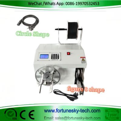 China Automatic Wire Coiling and Twist Tie Machine Tying Circle And Figure 8 Shape Keyboard Optional for sale