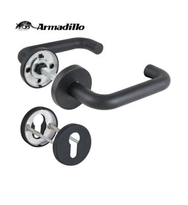 China Online door hardware store door handles with BLACK NYLON door handles for sale