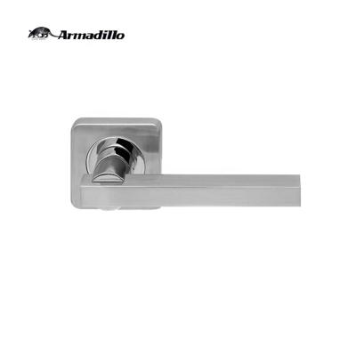 China Modern Design Modern Interior Door Chrome Plated Door Handle for sale