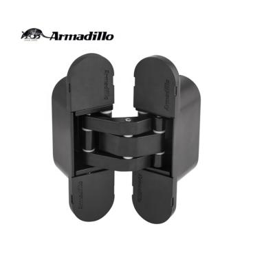 China 3d Universal Invisible Hinge Matt Black Door Hinge For Home Furniture Hinge for sale