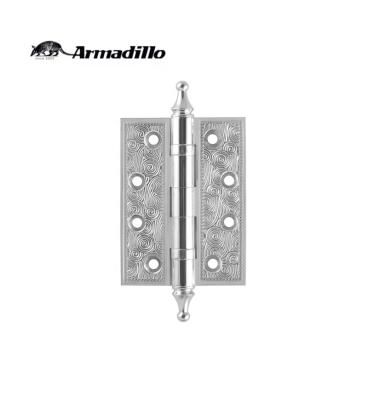 China Castillo Modern Silver Brass Material Wood Door Hinge for sale