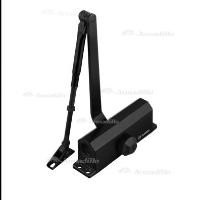 China Modern Black Door Closer Spring Metal Door Closer for sale