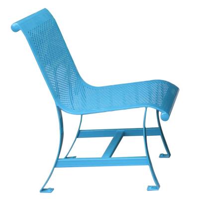 China Modern Perforated Steel Outdoor Metal Chair GA-BEN-016h-2 Chair for sale