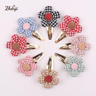 China Sweet Cute Flower Hair Clips Headwear Cartoon Clips For Gifts DIY Hairpins Headdress Children Hair Accessories 2320 for sale