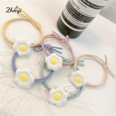 China Lovely Creative Hair Rope Pony Egg Hair Rope Elastic Band Pony Tail Holder Soft Free Shipping Accessories for sale