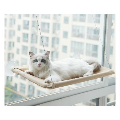 China Breathable Cute Kitty Seat Window Mount Cat Bed Sleeping Swing Bed with 4 Suction Cups Space Saving Hanging Hammock for sale