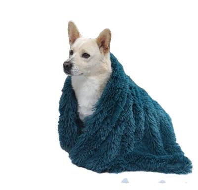 China Breathable Cheap Price Colorful Plush Soft Indoor Pet Blanket Outdoor Pet Bed for sale