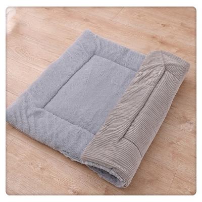 China Breathable High Quality Short Plush And Warm Indoor PV Plush Winter Pet Bed Pet Blanket for sale