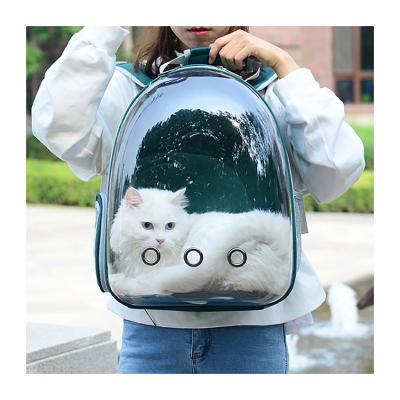 China Dog Cat Transport Travel Carrying Bag Cage Pet Carrier Backpack Viable Portable Breathable Space Capsule for sale