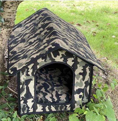 China Hot Sale Outdoor Waterproof Breathable Dog Cat House Shelter From Rain Large Size L Durabl for sale