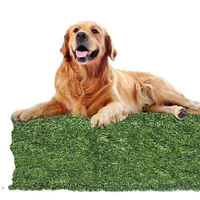 China Suitable Washable Stored To Medium And Large Dog Grass Pee Pad Pet Pee Pad for sale