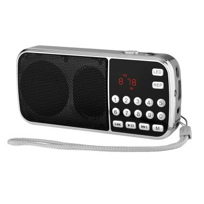 China LCJ L-088 PORTABLE vintage rechargeable fm radio speaker with radio for sale