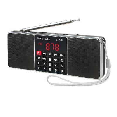 China LCJ L-288 PORTABLE Two Way Stereo Low Noise Boom Portable Radio Fm With FM Radio Frequency 87.5-108MHz Support TF/USB/AUX for sale