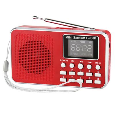 China LCJ L-938B Mini Card FM Radio USB Mp3 Player With Speaker for sale