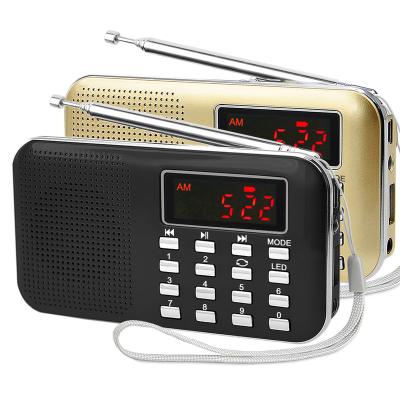 China Mini AM PORTABLE LCJ L-218AM hot portable fm radio with mp3 player and speaker for sale