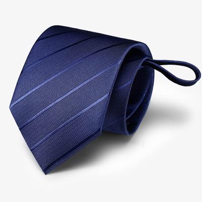 China wholesale custom business male striped silk polyester neck tie BYMT-001 for sale